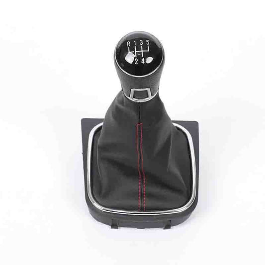 Manual 5-speed shift button PU leather boat for VW for Golf / for Jetta MK6 2010-2014 Q