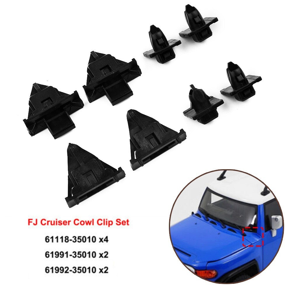 Car Panel Clips Body Retainer Fender Cowl Clip Set for TOYOTA FJ Cruiser 2007-14