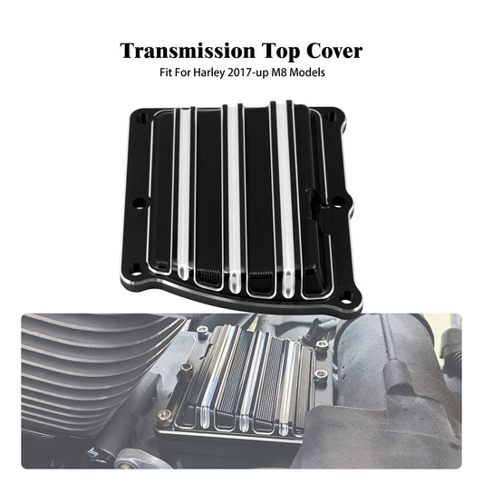 Aluminum Transmission Top Cover for Harley Touring Street Road Glide 2017-2023