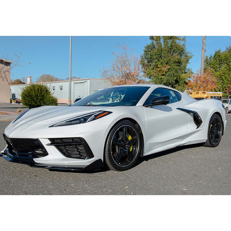 Winglet for Chevrolet for Corvette C8 Z51 Front Bumper Lip Splitter - Black Q