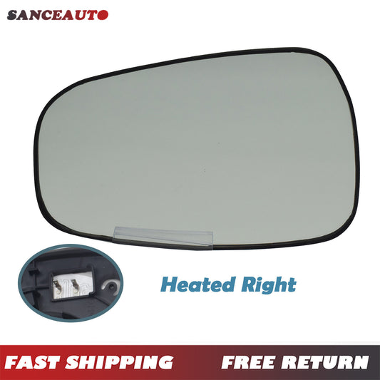 Right-hand external side mirror glass with power heating suitable for modern accent for Elantra - n