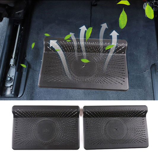 for Benz GLE GLS 2020-2023 Matte Black Inner for Seat Below Air Outlet Cover Trim 2P