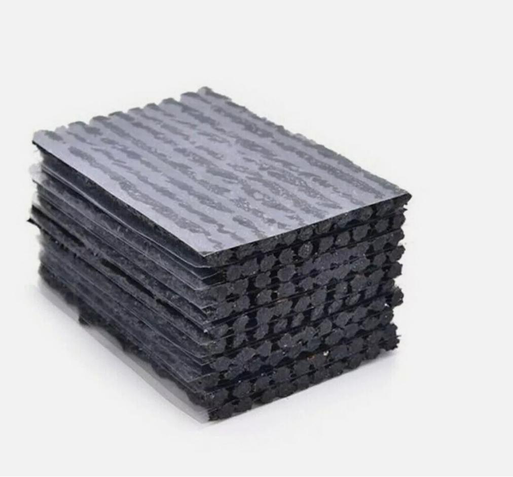 100-piece pack of self-curing tubeless tire repair plugs and plugs Q
