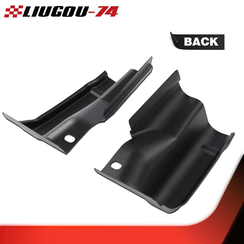 1 Pair Fits 09-14 for F150 Pickup 4 Door Crew Cab Kit Corner Black - v