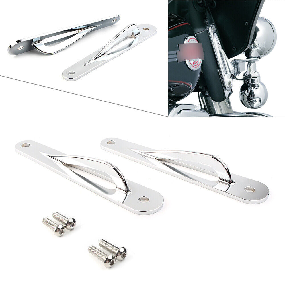 Custom Tie-Down Brackets Teardrop f¨¹r for Harley Touring Ultra Limited FLHTK Chrom