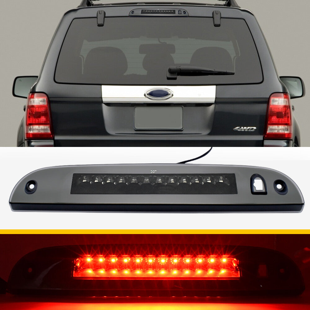 Applicable to 02-10 Explorer full LED third 3RD tail brake light stop light strip with tinted design - n