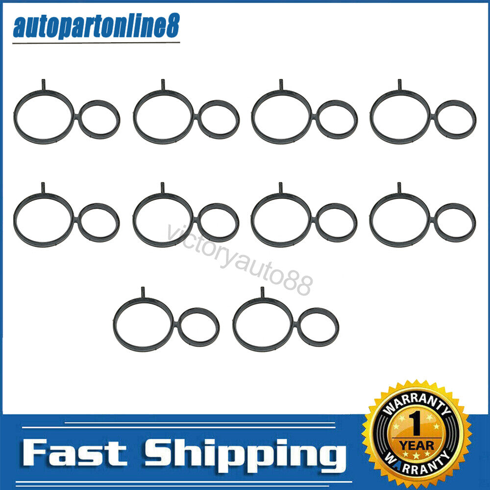 10X Profile Gasket For E81 E83 E87 E88 E90 X1 X3 116i 120i 316i 318i 11537505657 Q