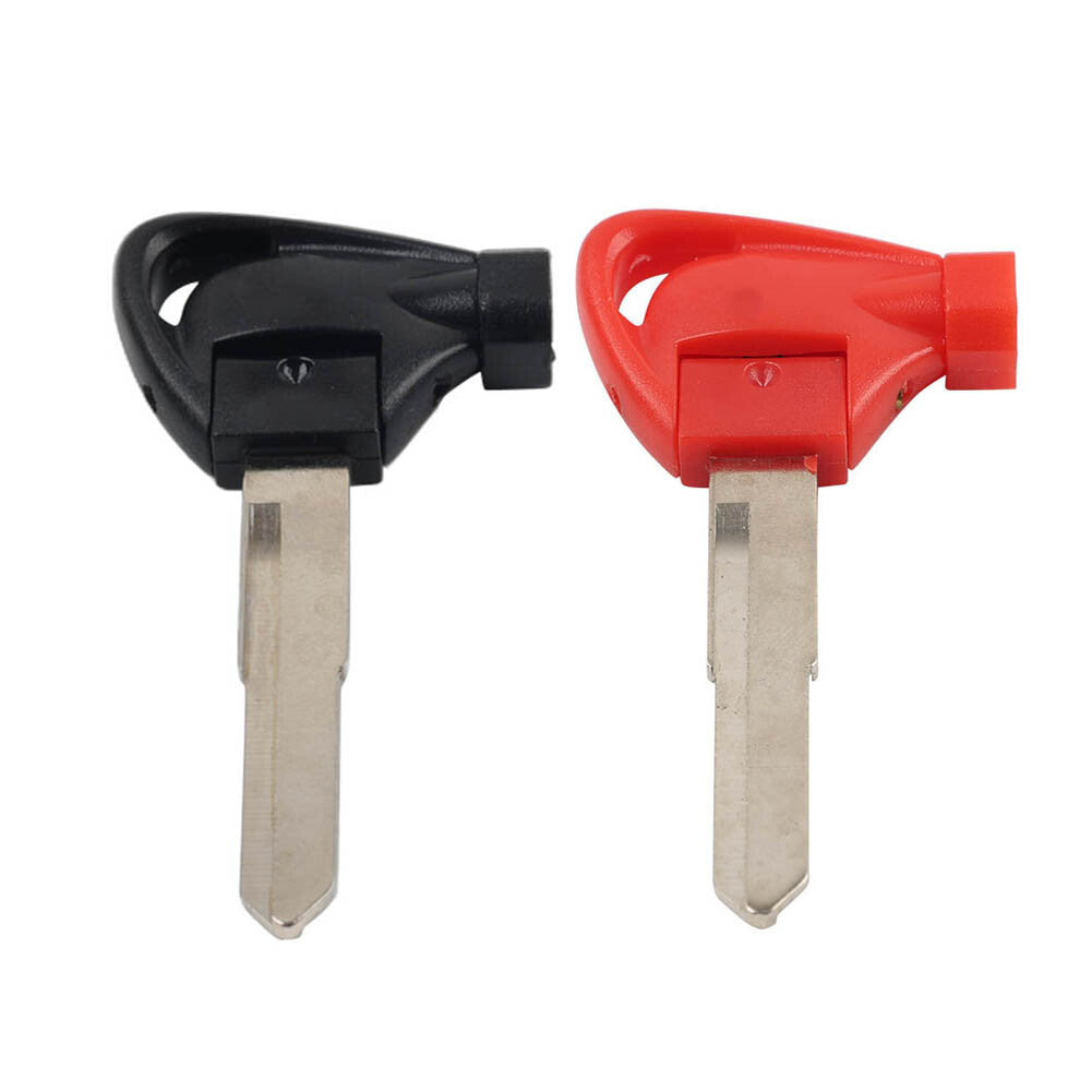 2PC Right Ignition Key Blank Shell Case Uncut Blade for Yamaha Motorbike Scooter Q
