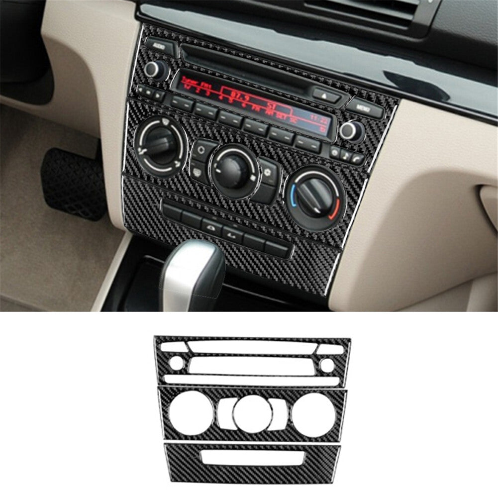 for Mazda MX-5 2016 Carbon Fiber Interior Navi Displayer Base Frame Cover Trim v