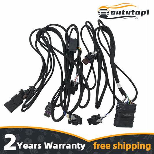 One-piece front bumper parking sensor wiring harness for Mercedes-Benz S W222 C217'