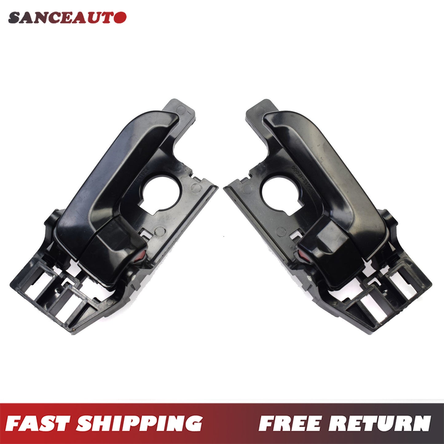 Black inner door handles (left and right) applicable to for Kia 2005-2010- n