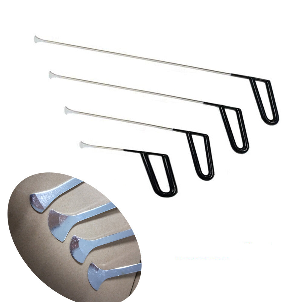 Whale Tails 4 Pcs Pdr Tools Dent Repair Rods Hail Damage Removal Car Auto Body v