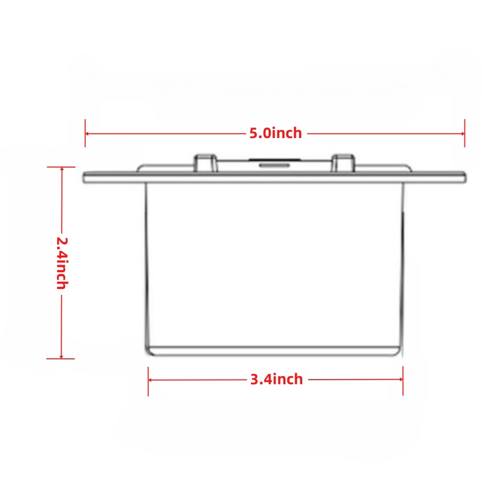 For RV Camper Trailer Flip Up Round Power Cable Cord Hatch Cover Polar White NEW Q