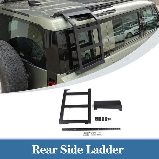 Side inspection ladder for roof rack on the window side is suitable for Land Rover for Defender 90 110 2020-24 Q