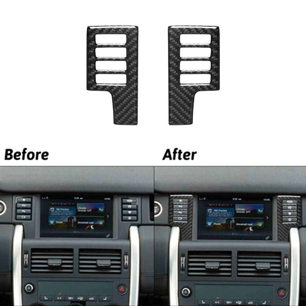 Carbon Fibre Screen Control Panel Trim for Land Rover Discovery Sport 2015-19