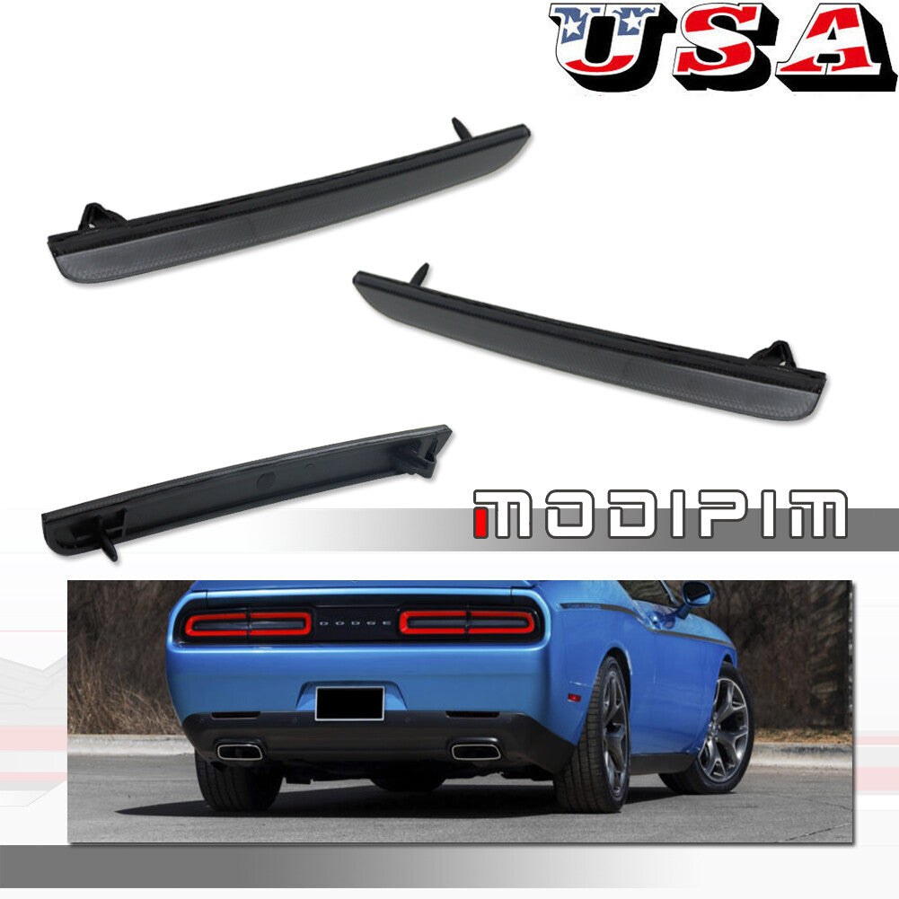 Bumper reflector light rear right/left lens kit suitable for 15-22 for Dodge for Challenger - v