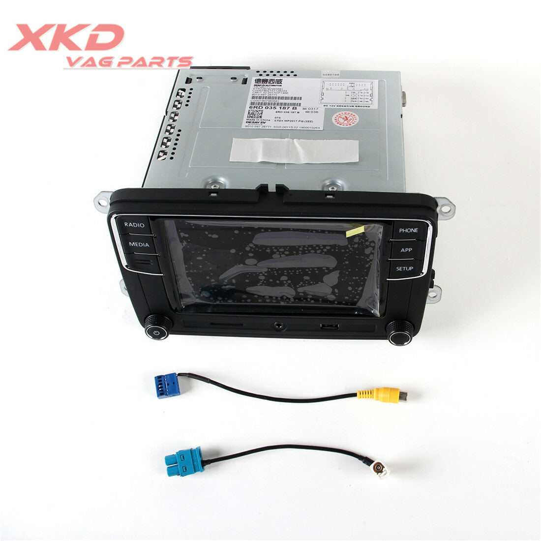 6.5 MIB Car Radio CD Player and Cable with Car Player for Volkswagen for Jetta for Passat for Golf Polo