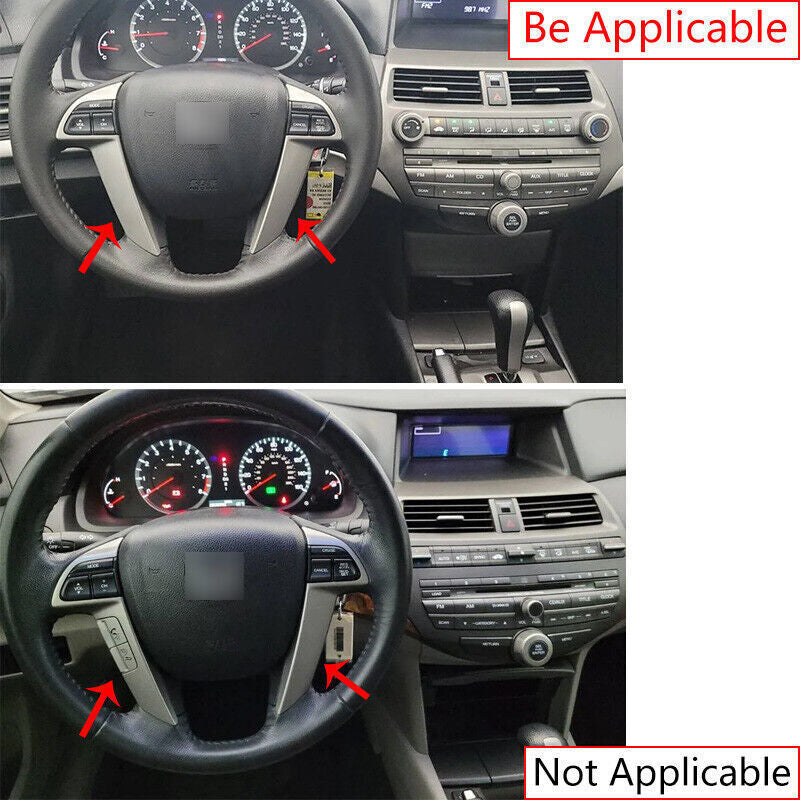 for Honda for Civic 2016 - 2021 Black Titanium Dashboard Vent Cover Trim 8X- v