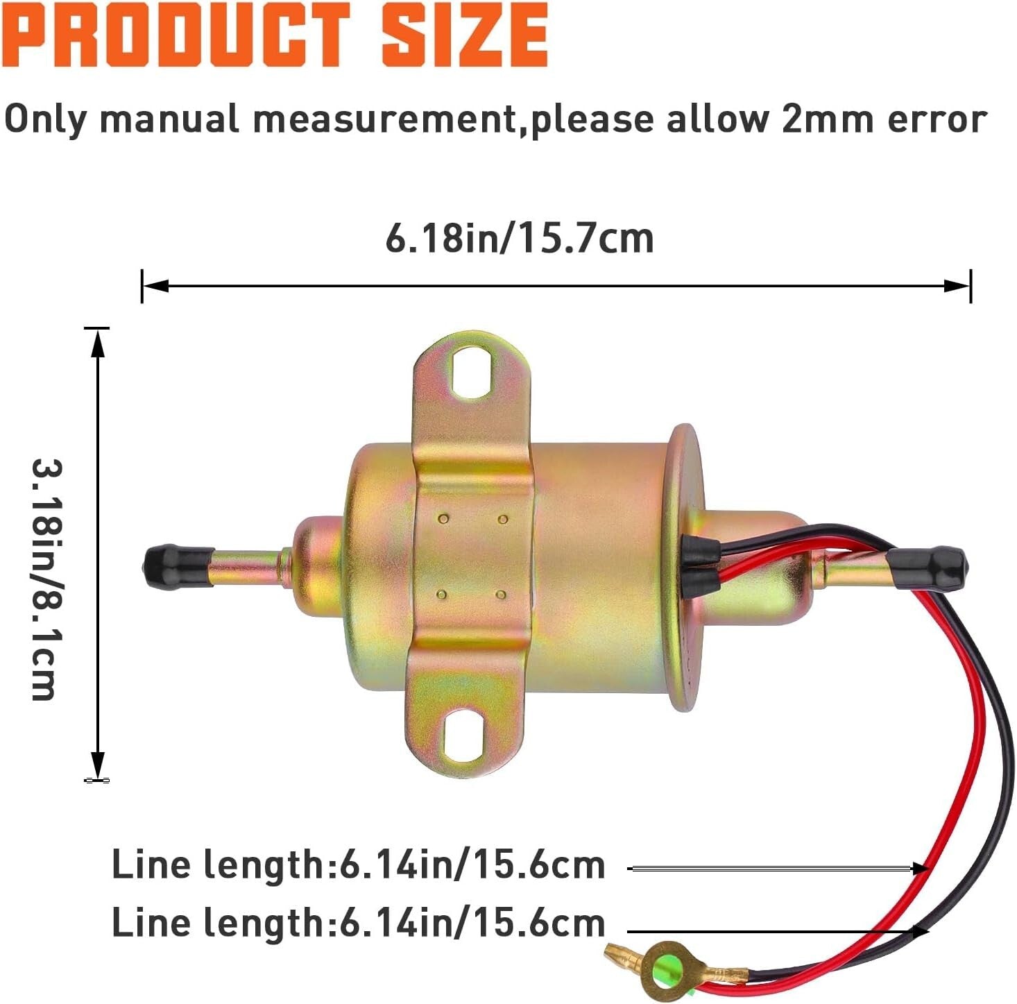 E11005 Electric Fuel Pump for Polaris Ranger 400 HO 500 Replaces 4011545 4011492