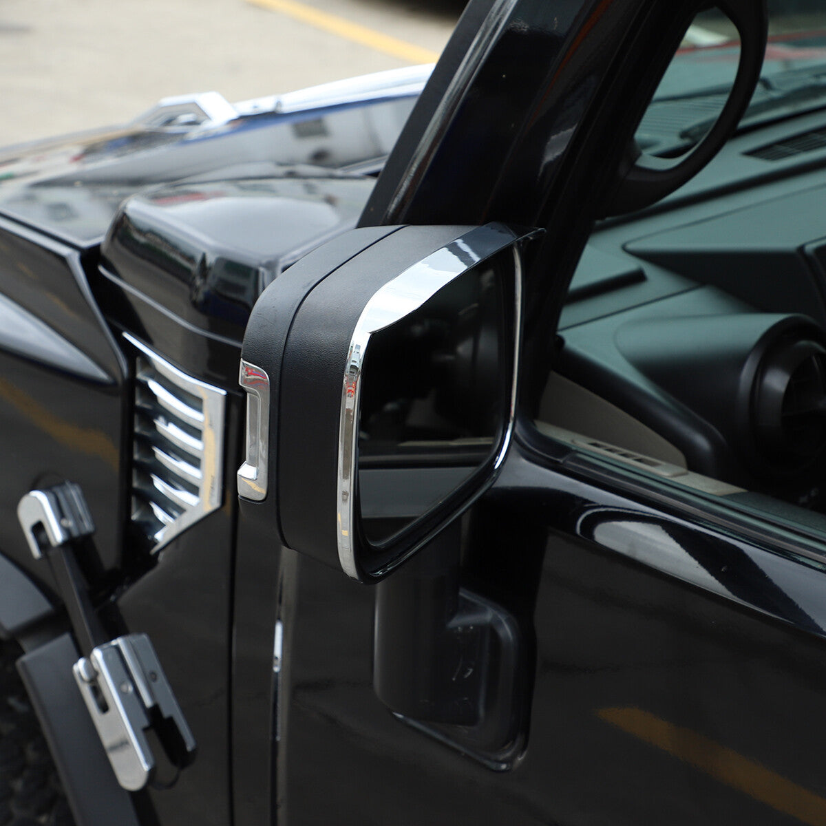 Black Fener side vent cover decoration suitable for Land Rover for Range Rover Sport 2014-17 - v