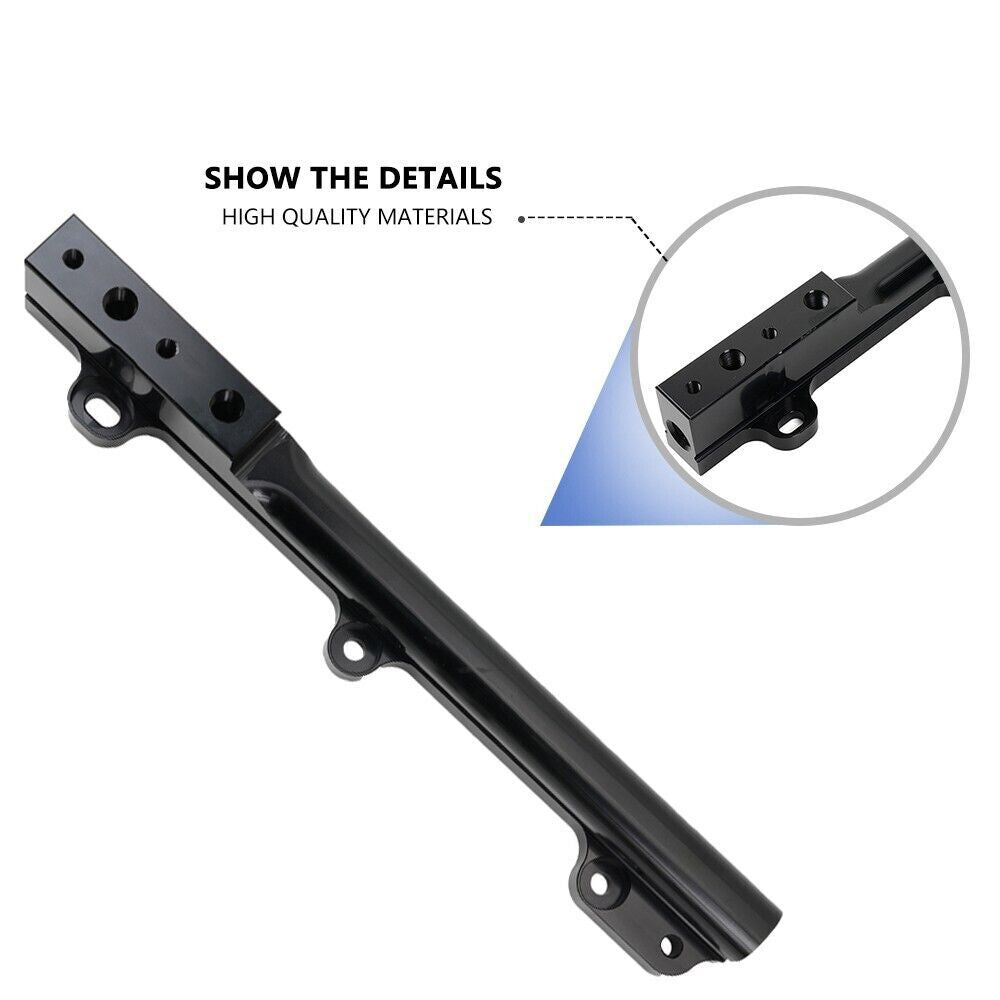 Aluminum D Series High Flow Fuel Rail Kit for Honda CR-X D15B7 D15B8 D16A6 D16Z6 Q