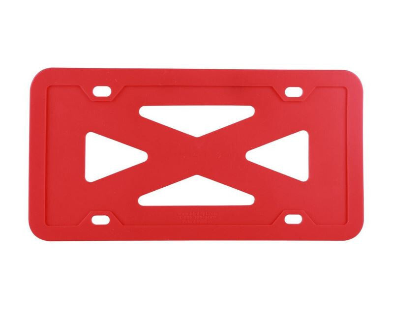 Car license plate frame cover cap trunk red silicone for Genesis
