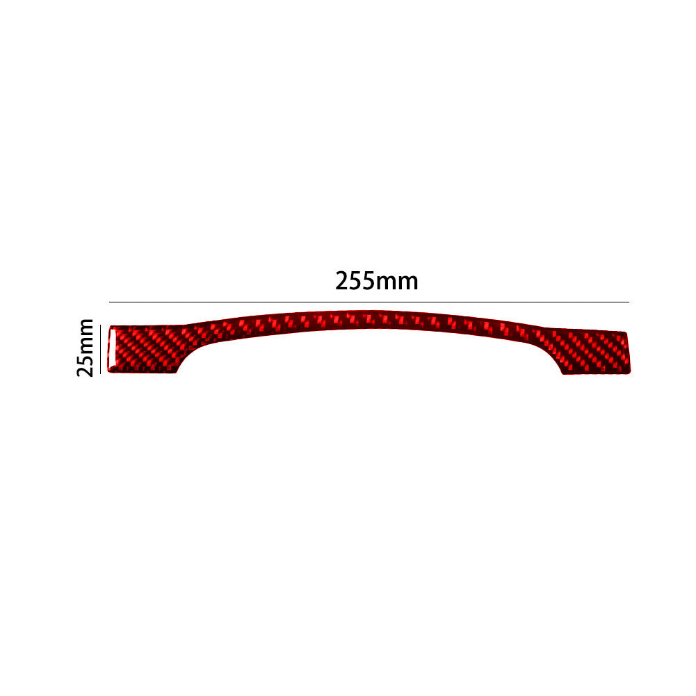 Red Carbon Fiber Below Speedometer Trim Cover for Volkswagen for Tiguan 2013-2017