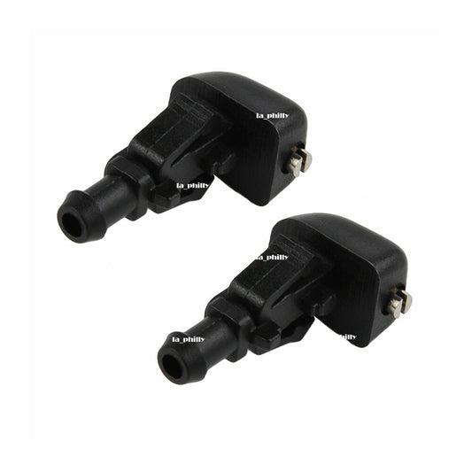 Pair Windshield Wiper Washer Spray Nozzle 3W7Z-17603-AA for Ford for Lincoln for Mercury