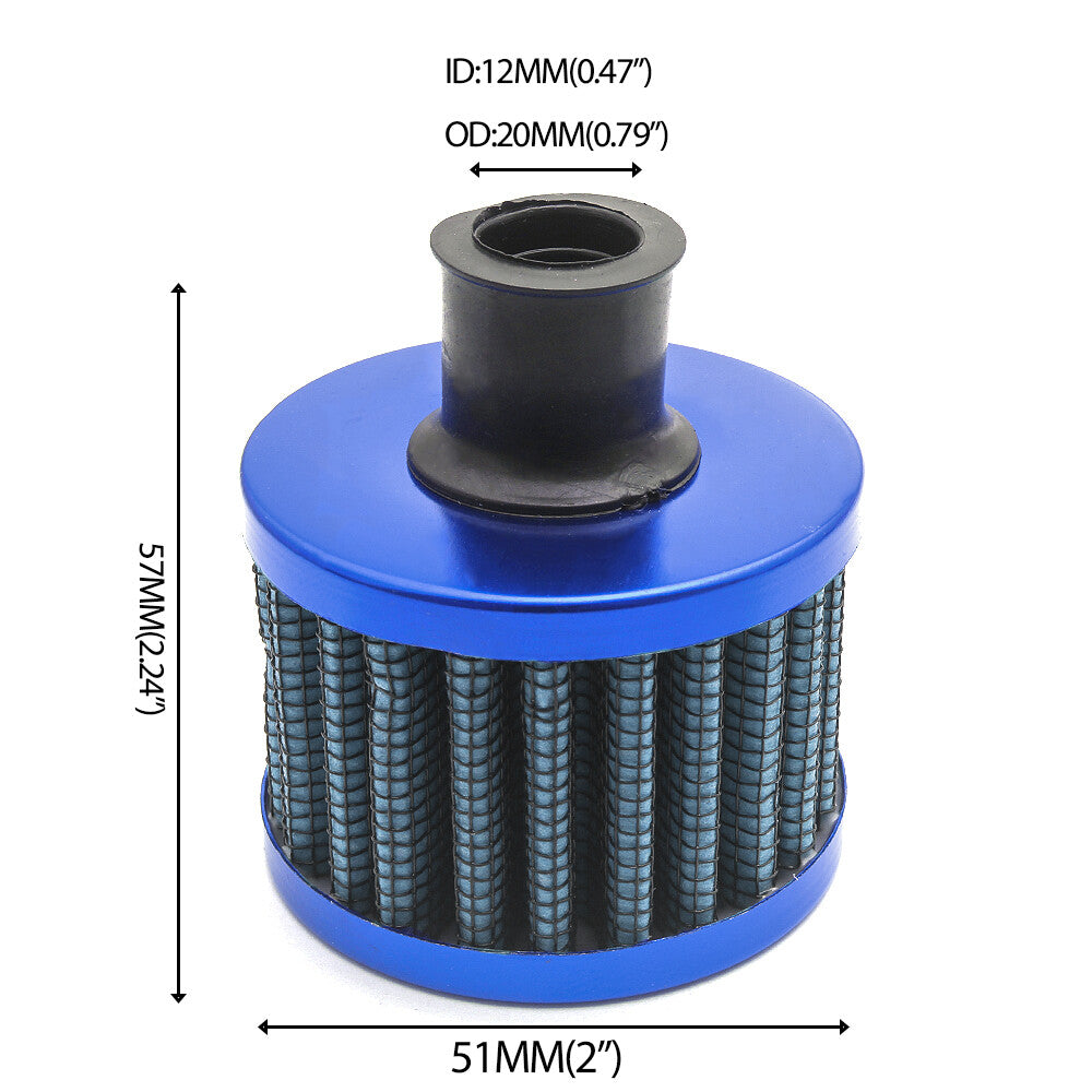 Billet Valve Cover Oil Cap & Blue Breather Filter for LSX LS1 LS6 LS2 LS3 LS7 Q