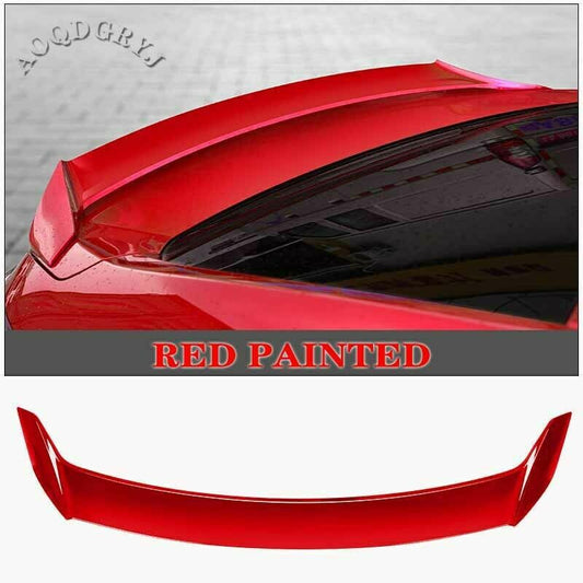 RED Rear Door Trunk Spoiler Wing Lip Cover Trim for HONDA 10th ACCORD 2018-2021