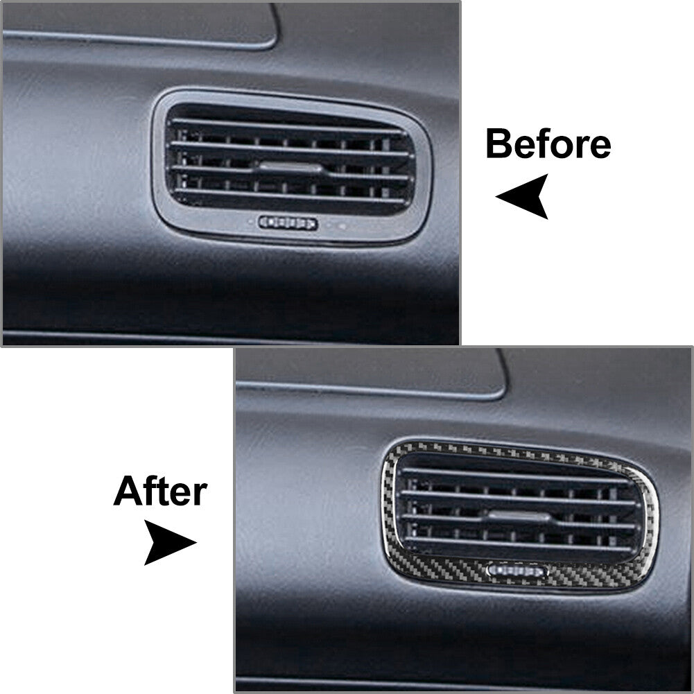Car Interior Passenger Side Air Vent Outlet Cover Trim for Honda S2000 2004-2009