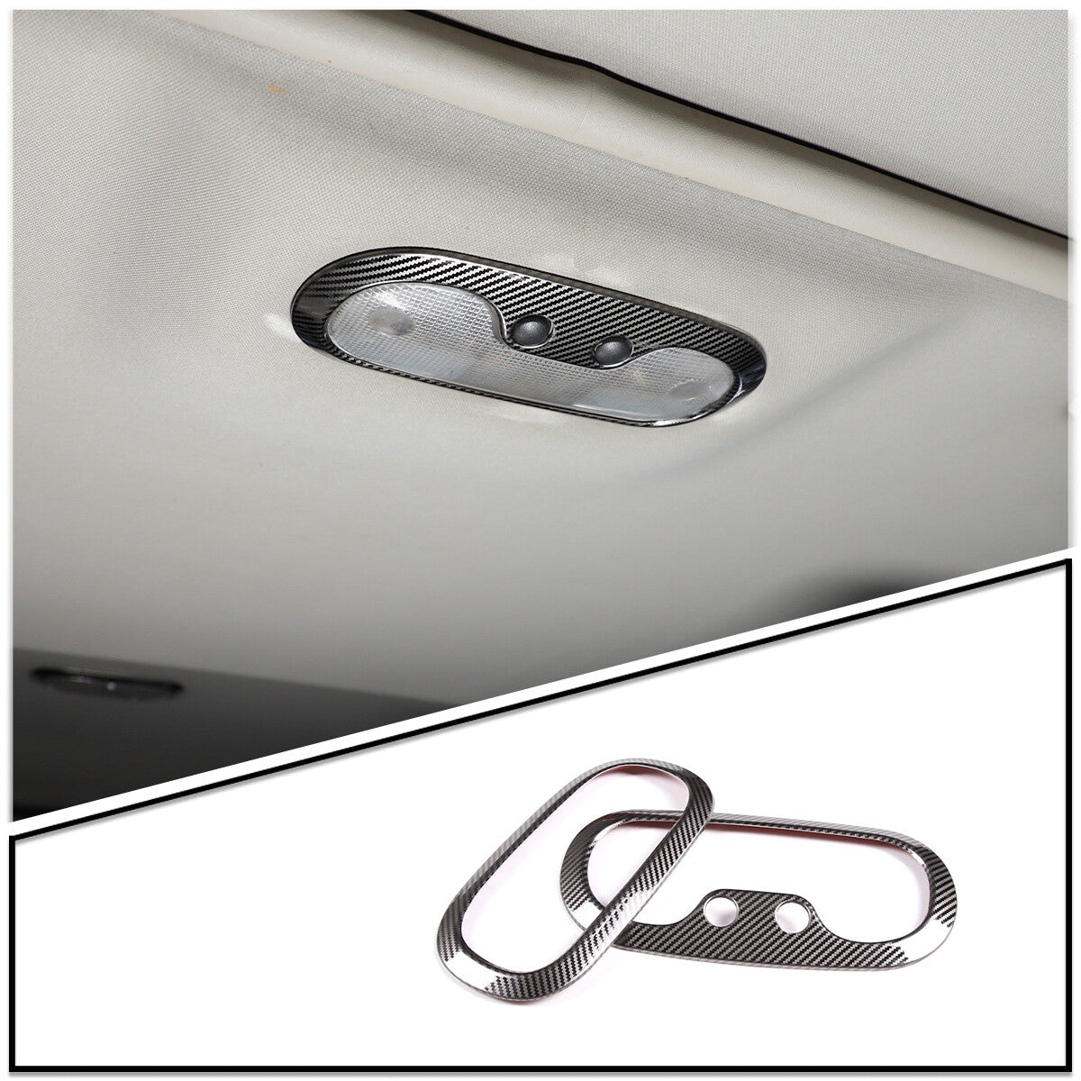 ABS Red Center Control Cigarette Lighter Trim Frame for Tacoma 2011-15- v