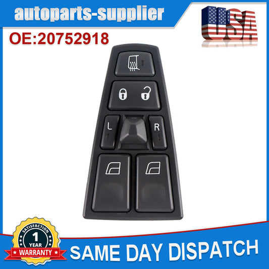 Master window switch 20752918 21543897 suitable for Volvo trucks FH12 FH13 FM VNL