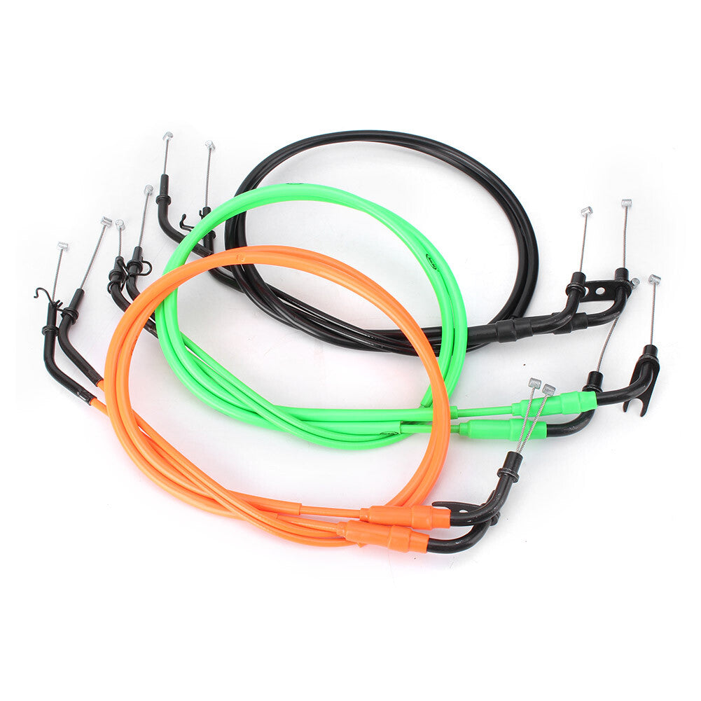 for Kawasaki Z1000 2011-13 12 2x Motorcycle Throttle Cable Accelerator Wire Line Q
