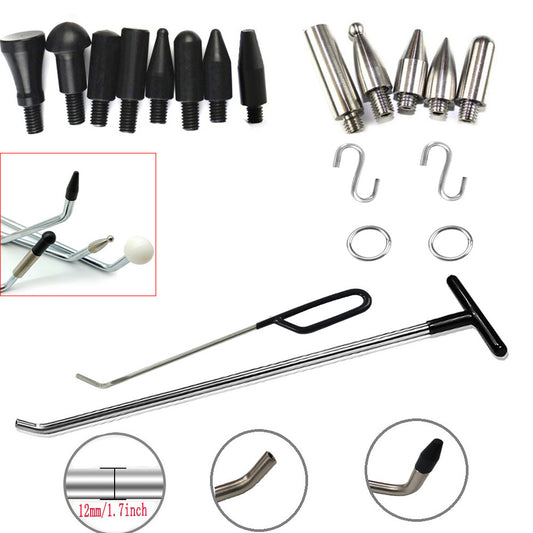 Auto Dent Repair New Design Rods Hook Tools Push Rod with Tap Heads v