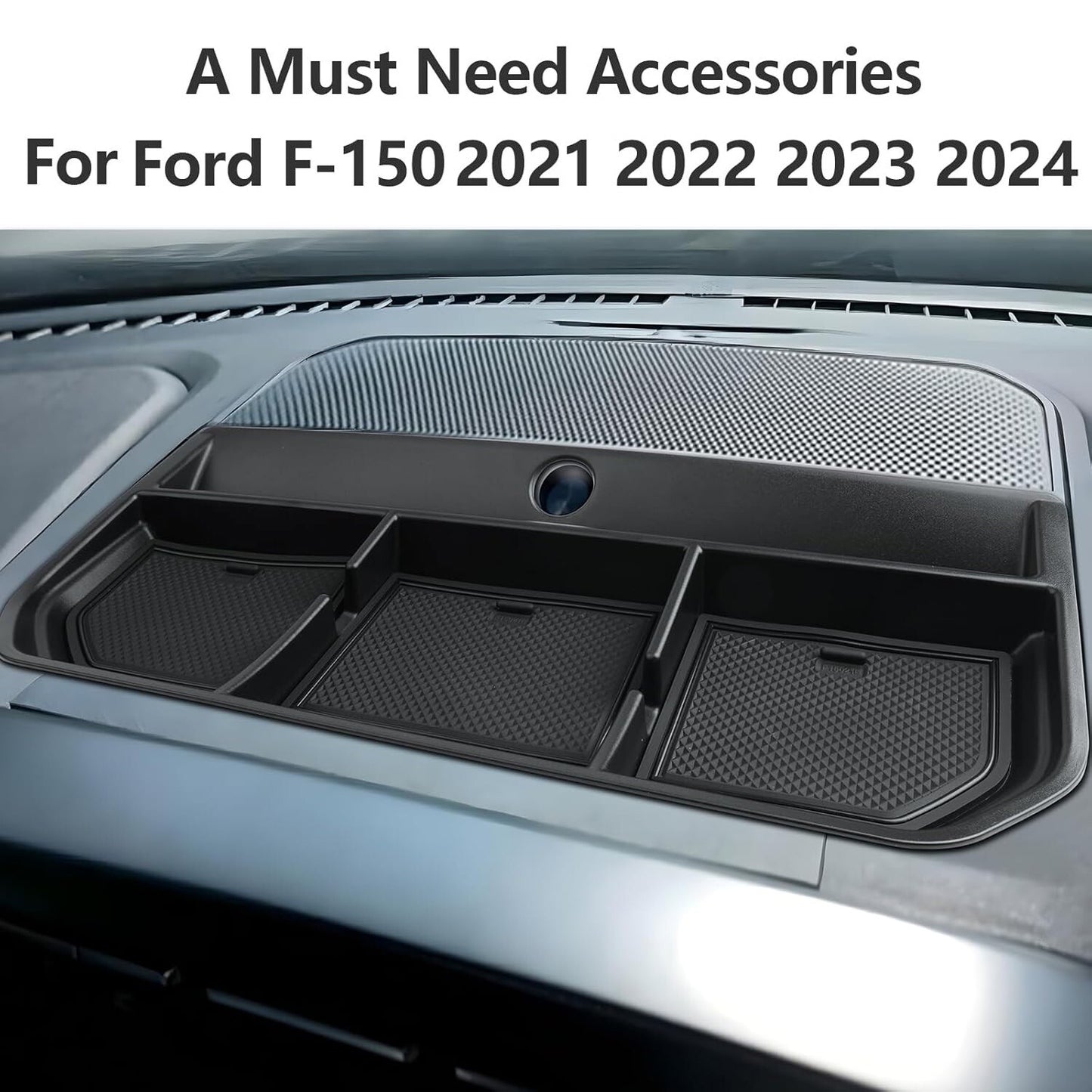 Suitable for 2021-2024 F150 pickup dashboard storage box console storage accessory - n