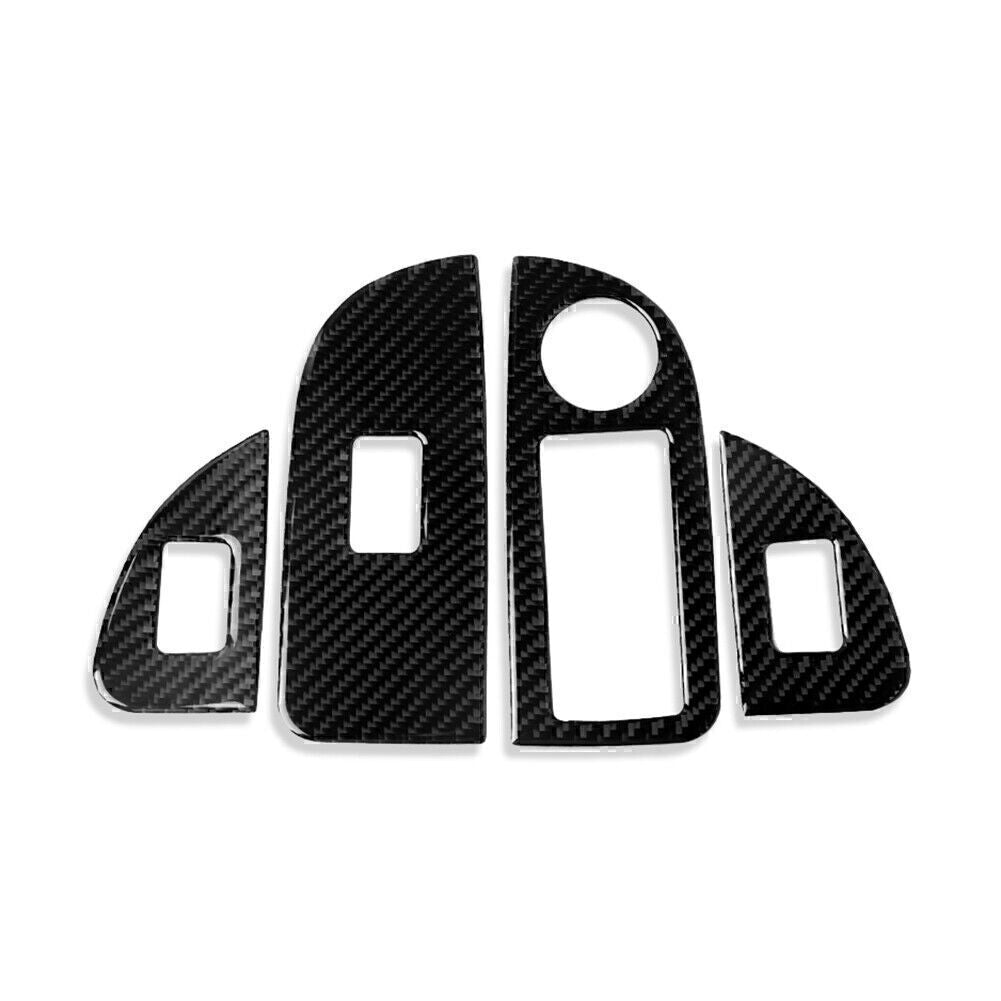 12 Pcs Carbon Fiber Full Set Interior Cover Trim for Alfa Romeo Giulia 2017-2019