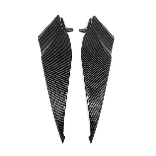 Carbon Fiber Gas Tank Side Trim Cover Guard Fairing for YAMAHA YZF R1 2007-2008