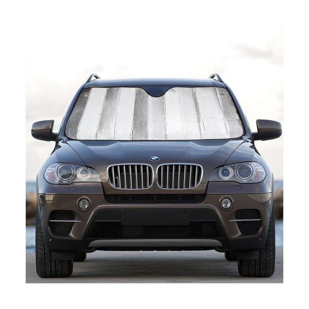 Car Front Windshield Window Shield Cover Visor UV Heat Block Sun Shade Silver n