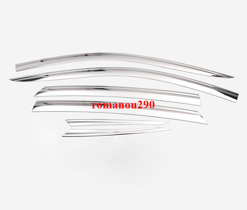for Lexus RX350 450h 2016-22 Chrome Window Visors Sun Rain Guard Vent Deflectors