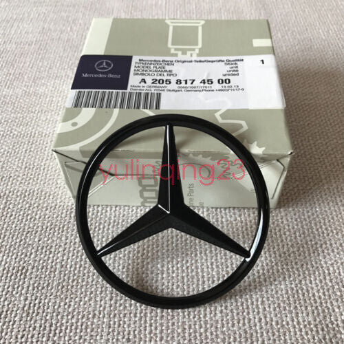 for Mercedes GLE W166 Rear Boot Cover Badge Star - Gloss Black A1668170016
