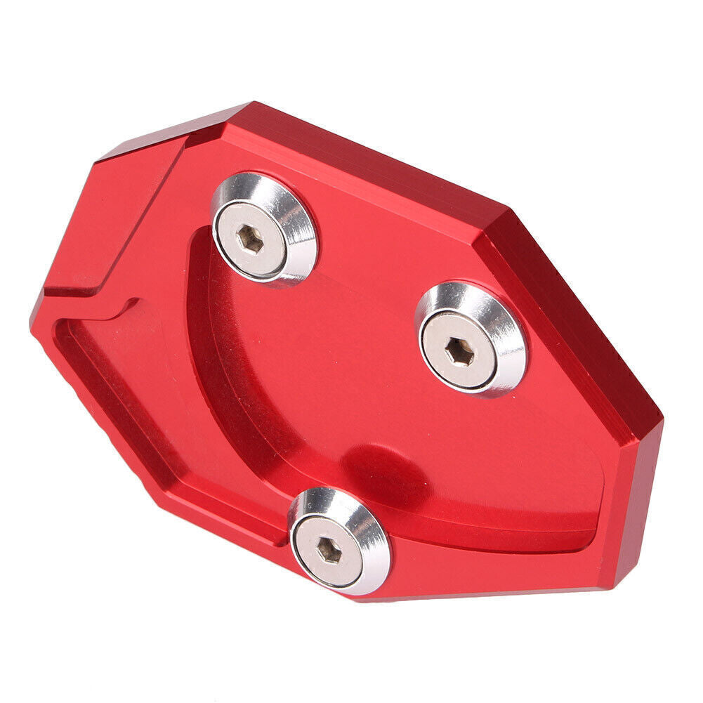 Motor Kickstand Side Stand Pad Fit for Kawasaki GTR1400 2008-2011 ZX-4R 2011 12 RED