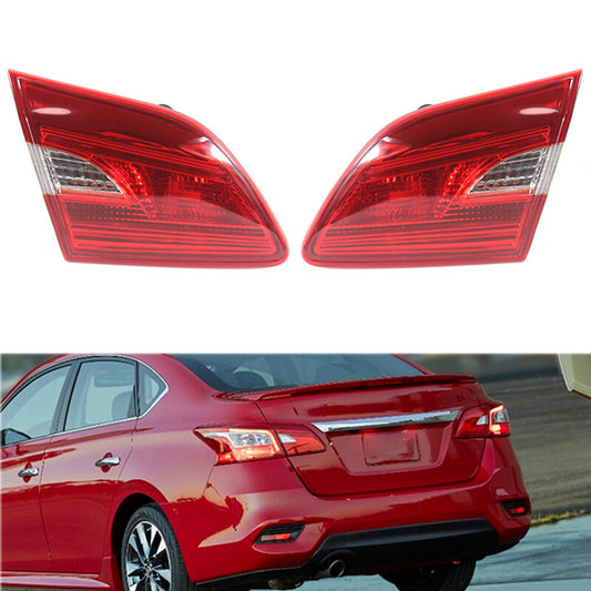 Pair Inside Tail Light Brake Light Turn Signal For Sylphy sentra 2016-19 v