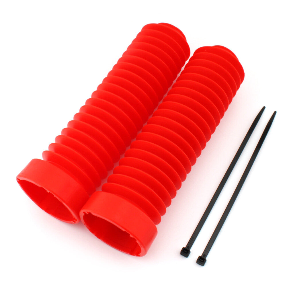 2x Front Fork Shock Dust Cover Boots Red FIT for Honda ATC 250R 83-86 350X ATC 85-87