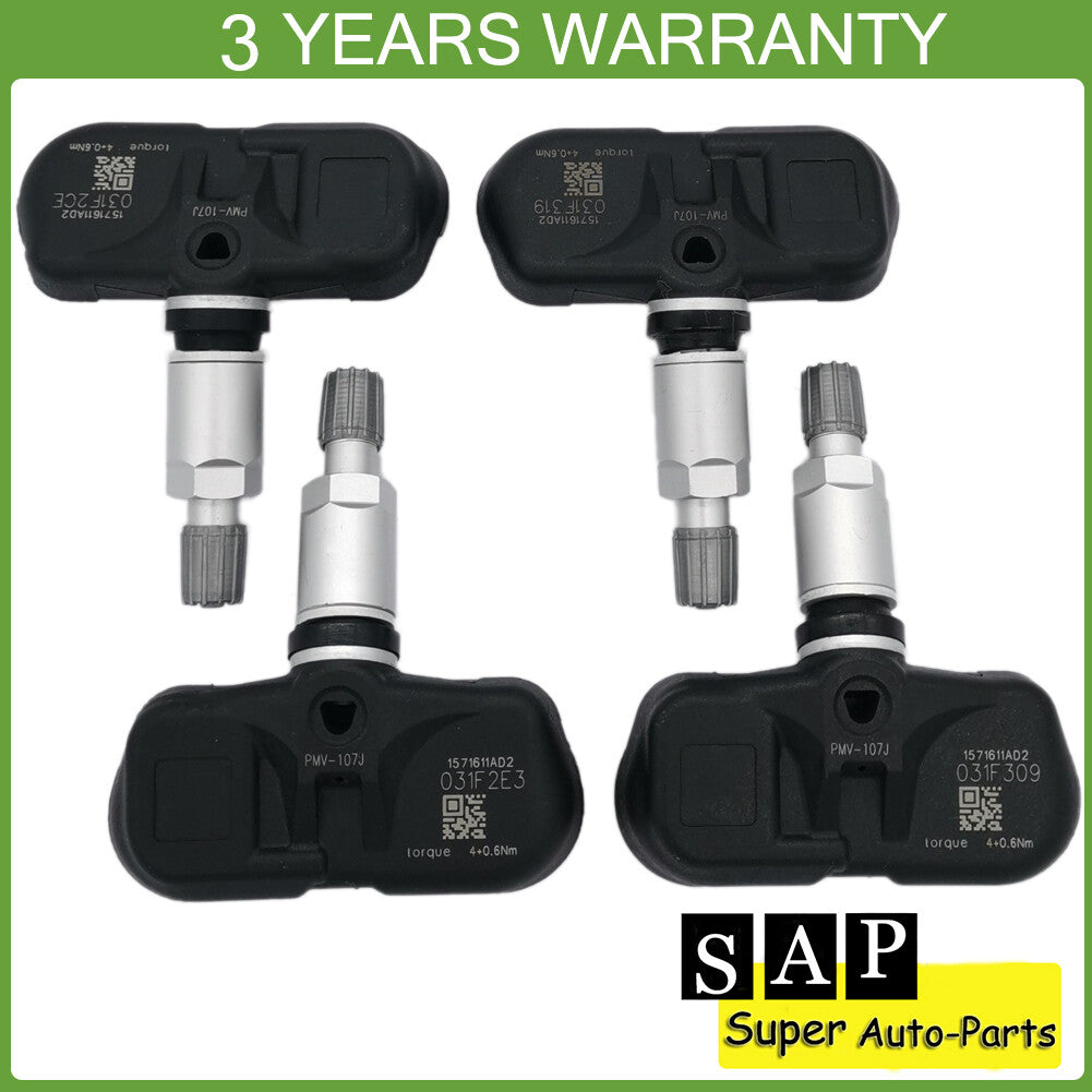 4pcs Tire Pressure Monitor Sensor TPMS for Lexus IS350 GX460 RX350 for Toyota for Scion