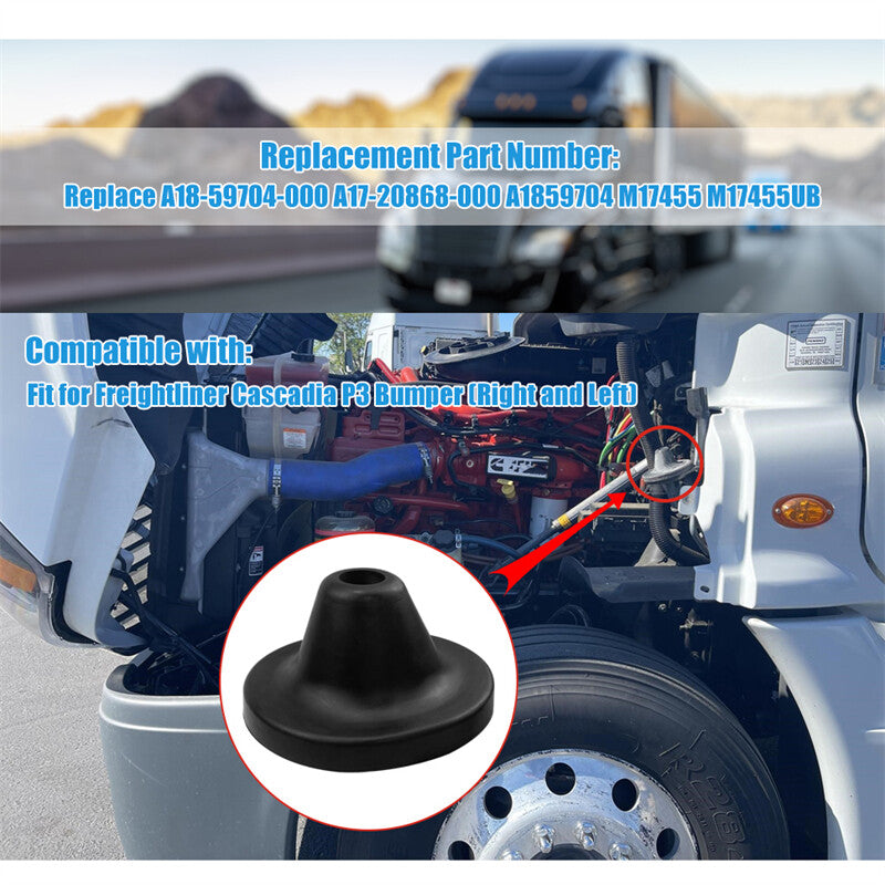 2xHood Bumper Rear for Freightliner Cascadia Replace A18-59704-000 A17-20868-000