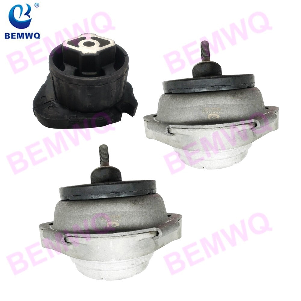 Engine Mount + Rear Transmission Mount Kit 3 for E53 2004 2005 2006 X5 V6 3.0L n
