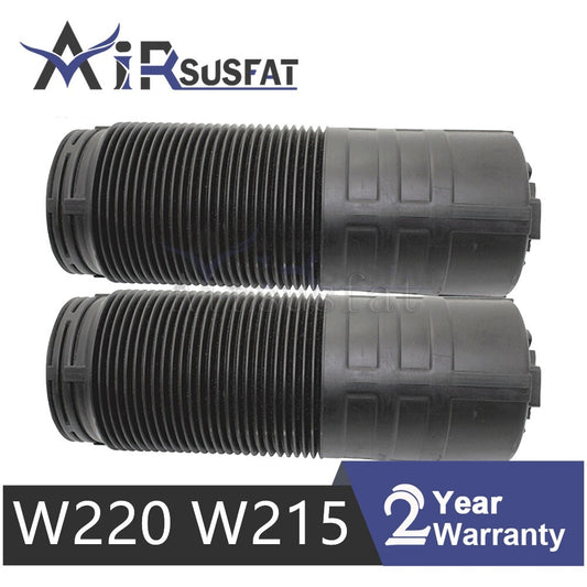 2X for Mercedes W220 W215 Front Dust Cover ABC Hydraulic Suspension Rubber Boots