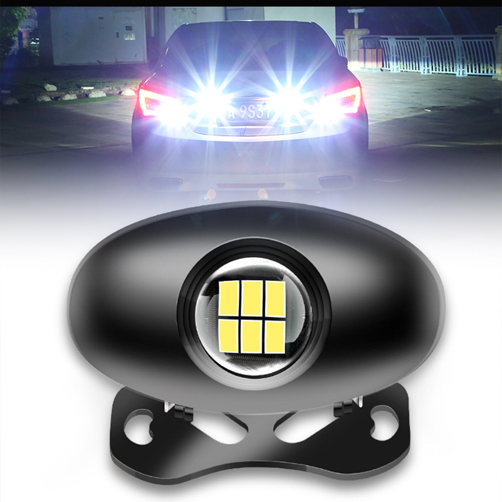 Car Reverse Light LED External Rear Backup Light Parking Auxiliary Light 12V 24V