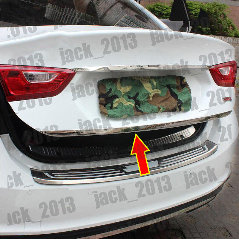 STAINLESS Rear Tail Door Trunk Lid Strip Trim for Chevrolet Malibu XL 2016-2021